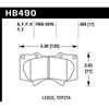 Hawk BRAKE PADS FerroCarbon Set Of 4 HB490F.665